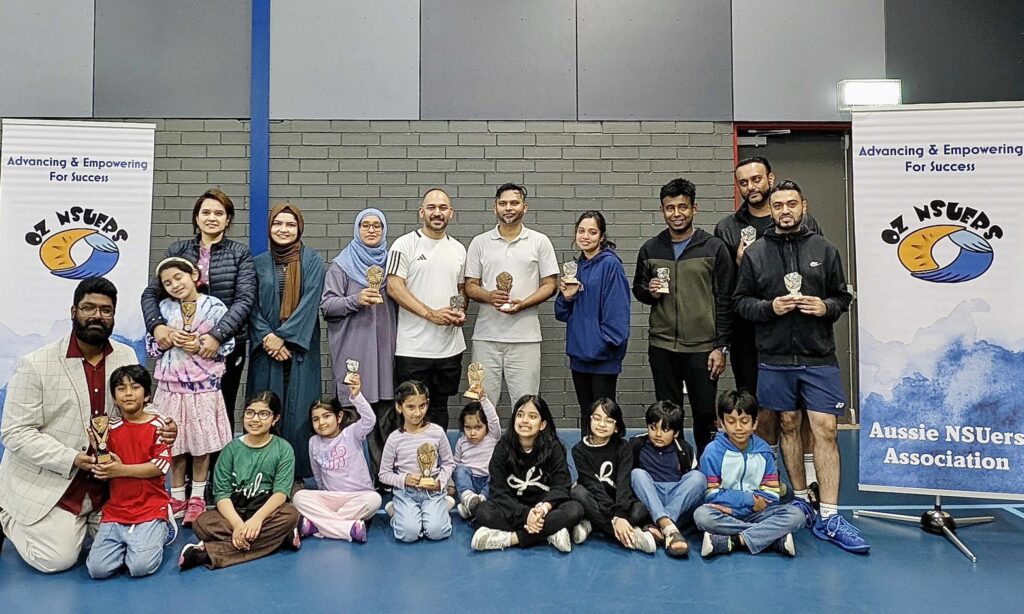 OZNSUers Badminton Tournament 2025 – Winners Announcement